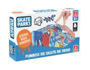 Pista park c/ skate dedo bdc madeira-brincadeira de criança