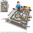 Mini Pista P/brincar De Carrinhos Hot Wheels 100x67cm T16