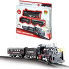 Trem Locomotiva Com Túnel Luz E Som 49 Peças 5,3m De Trilhos 8001 - Braskit  em Promoção na Americanas