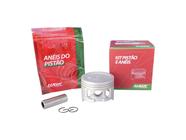 Pistão motor com anel WGK Yes 125 / Intruder 125 2007 a 2011