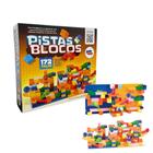 Pistas + Blocos Brinquedos de montar 172 peças PakiToys