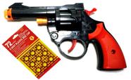 Pistola De Espoleta Preto Alta Qualidade Com Cartela 72shot