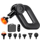 Pistola de massagem BOB AND BRAD D6 Pro Plus com amplitude térmica de 16 mm
