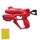 Pistola Lança Dardos de Espuma Arminha Brinquedo Infantil
