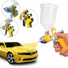 Pistola pintura gravidade hvlp 1 bico 1,4mm amarelo bom-8001 - Spray Gun