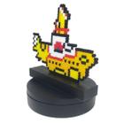 Pixel Art peça decorativa Submarino Amarelo  Beatles Yellow Submarine  Daupause