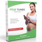 Pixie Tunes Premium Premium Baby Bump Fones de ouvido Alto-falantes de gravidez 1 para tocar música, som e falar com seu bebê