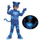PJ Máscaras Catboy tamanho S 2T Glow-in-Dark Traje Deluxe
