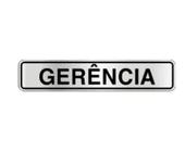 Placa 100ac gerencia sinalize cinza