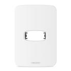 Placa 4X2 1 Módulo Horizontal Branco Gracia Maxx 85666