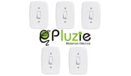 Placa 4x2 C/ Interruptor - 5 Unidades - Pluzie