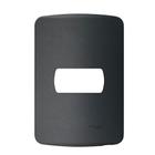 Placa 4x2 Miluz 1 Posto Grafite Schneider