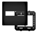 Placa 4x4 Preta 02 Módulos Com Suporte SHP - Fame