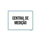 Placa Ambiente Sinalização Setor Central De Medição 27X35