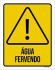 Placa Atenção Água Fervendo 18X23