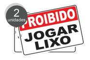 Placa Por Favor Não Jogue Seu Lixo Aqui Lixeira 18x23 - Sinalizo - Placa de  Sinalização de Segurança - Magazine Luiza