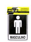 Placa Banheiro Masculino (E)