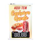 Placa Banner Cachorro Quente Hot Dog 60x40cm Decoração - Shop G Artes