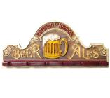 Placa Beer Ales Suporte Copos em fibra