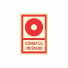 Placa Bomba De Incêndio 13,5 x 20 Cm - Sinalize