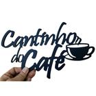 Placa Cantinho Do Café Quadro para Prede Uso Interno