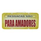 Placa Carro Decorativa Enfeite Ressacas São Area de Lazer Mdf Madeira