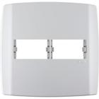 Placa Conjunto Modular Slim 4X4 - 1 Modulo + 1Modulo Separados Horizontais Com Suporte 83060