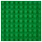 Placa de base Strictly Briks compatível com Lego 25x25 cm, verde, 1 peça