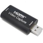 Placa De Captura mini portátil Usb 2.0 HDMI streaming obs áudio e vídeo