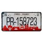 Placa de Carro Decor em Madeira State Route - Paris - France