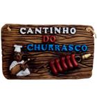 Placa de Churrasco Decorativa - Cantinho do Churrasco - Cheff de Cozinha