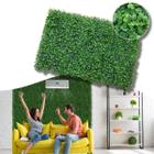 Placa De Planta Artificial 40X60cm Decoração De Parede Verde Transforme Ambientes Decore Loja Restaurante Sala Quarto Com um Verde Sempre Vivo