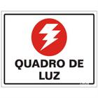 Placa de Poliestireno Auto-Adesiva 20x15cm Quadro de Luz - 220 AL - SINALIZE