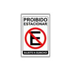 Placa De Proibido Estacionar 20x30cm Guincho (PL000001)