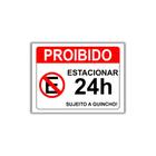 Placa De Proibido Estacionar 40x30cm 24h (PL000027)