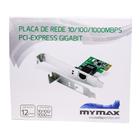 Placa de Rede 10/100/1000Mbps PCI Express Gigabit(MGLANE-JEN) mymax