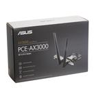 Placa de Rede Wireless ASUS Wifi 6 AX3000 - PCE-AX3000 (Dual Band, PCI-E, Bluetooth 5.0, MU-MIMO, OFDMA)