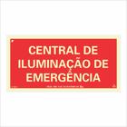 Placa de Sinalização Central de Iluminação de Emergência