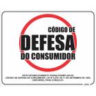 Placa de Sinalização Código de Defesa do Consumidor