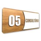 Placa De Sinalização Consultórios - N05