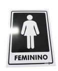 Placa De Sinalização Feminino Ref Ps65 Encartale