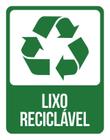 Placa De Sinalização - Lixo Reciclável (36X46)