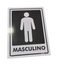 Placa De Sinalização Masculino Ref Ps66 Encartale