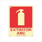 Placa de Sinalização para Extintor Classe ABC