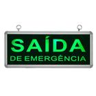 Placa de Sinalização para Saída de Emergência de LED UN-10 110V