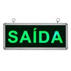 Placa de Sinalização para Saída de LED UN-15 110V - UNIK Iluminação