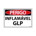 Placa De Sinalização Perigo Inflamável GLP 30x20 Ecom IA - SP75 F9e