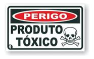 Placa de perigo muito tóxico - Trik