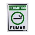 Placa de Sinalização PERMITIDO FUMAR PS103 ENCARTALE