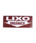 Placa de Sinalização Plástico 13x30cm Lixo Orgânico PS235 Encartale